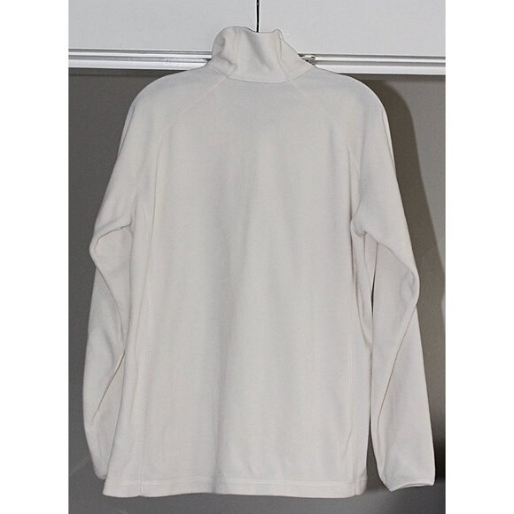 Columbia - sz XL - Women's 1/4-Zip Fleece Pullover in Ivory - Excellent NEW - Picture 3 of 8